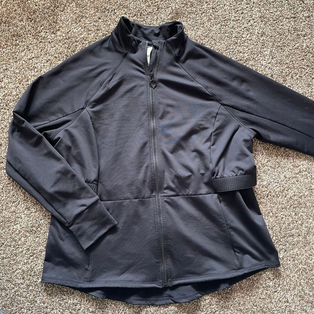 Fabletics Trinity Performance Black Jacket Women’… - image 5